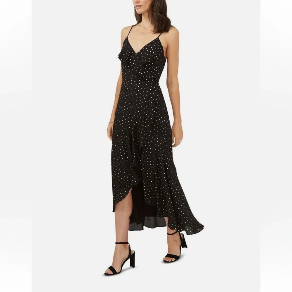 MSK Ruffled Wrap Dress - Picture 2 of 9